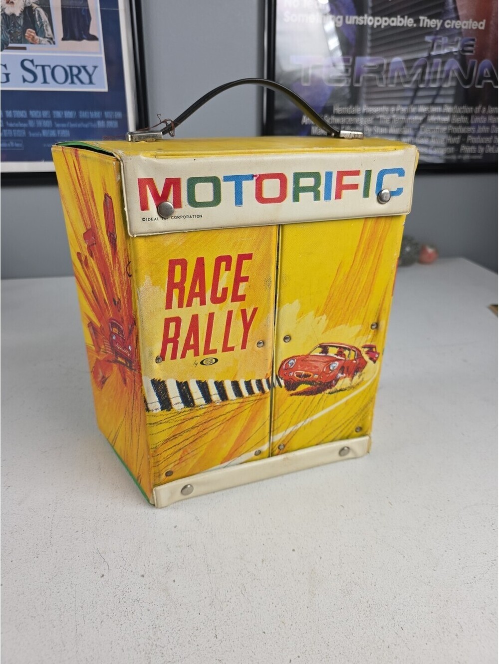 1960s Ideal Motorific Slot Car Collector's Carry Case RARE RACE RALLY
